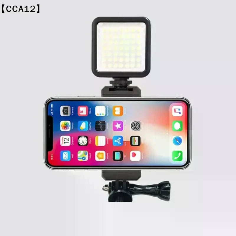 Support de téléphone pour casque, vidéo à la première personne, serre-tête pour téléphone, smartphone, caméra d'action