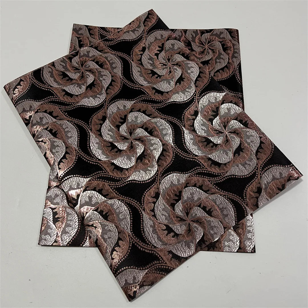LUXURY 3D Swiss GELE Gandmaster African Multi Sego Headtie 1pcs/Bag, 2025 Nigeria Sego Head Tie Wrapper For Sew Wedding ASO EBI