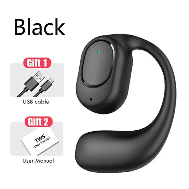 Kabellose Kopfhörer Bluetooth-Headset mit Mikrofon Knochenleitung Freisprech-Kopfhörer mit Geräuschunterdrückung zum Autofahren Audifonos