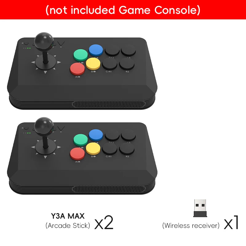 Data Frog Arcade Fighter Stick für Windows, iOS, Android TV Box, Street Fighter Arcade Joystick Unterstützung M8 Retro Game Stick