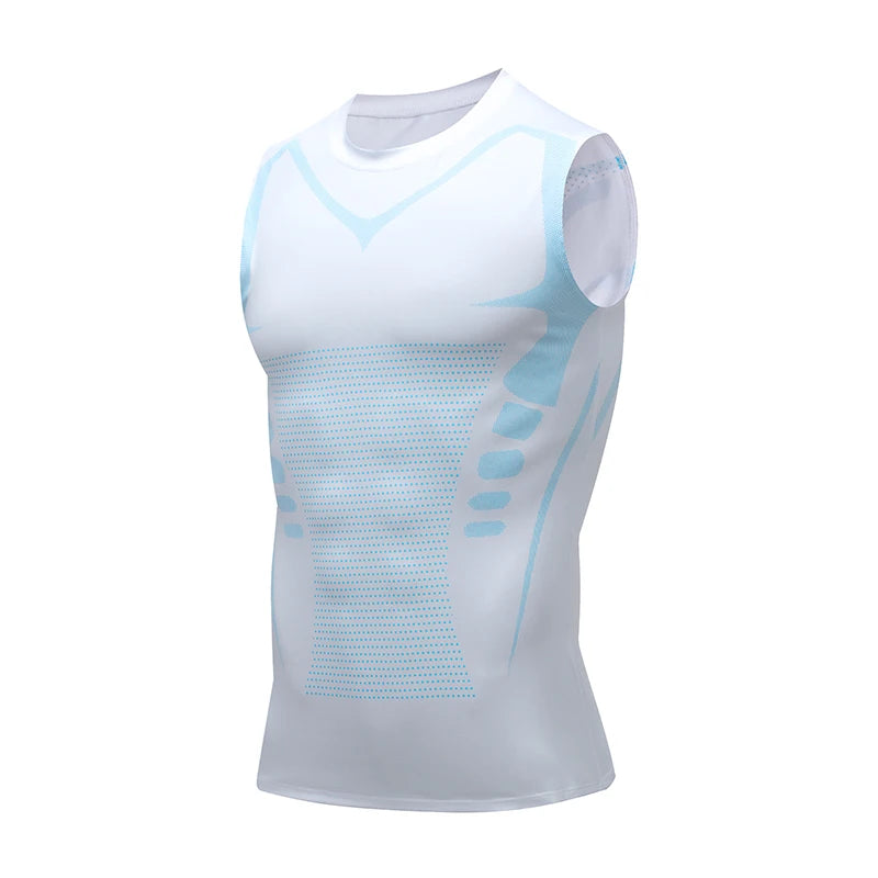 Kompressions-Tanktop Herren Gym-Shirt Ärmellos Schnelltrocknend Bedruckte Sportbekleidung Herren Fitness Bodybuilding Weste Workout Muskel-Top