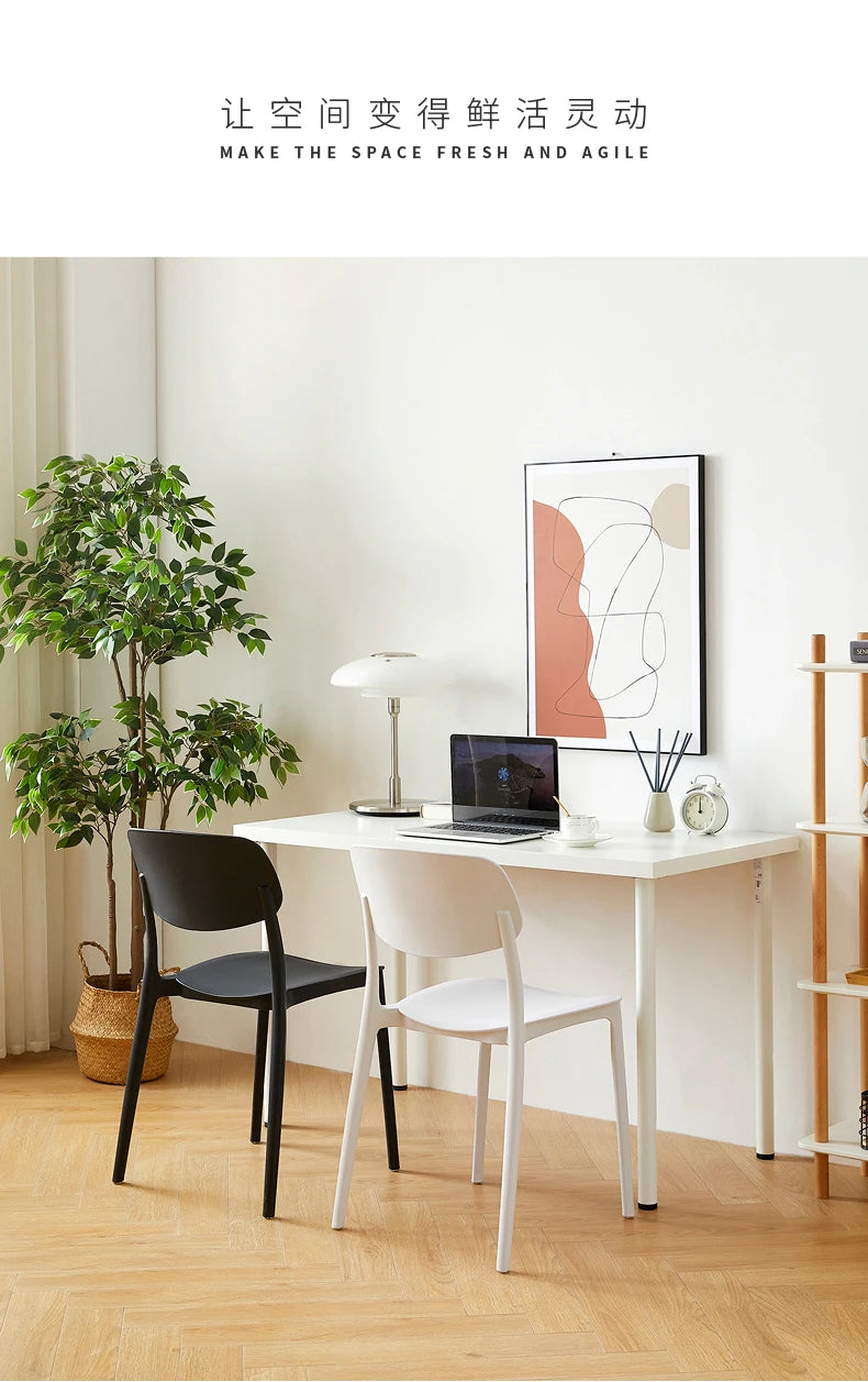 Bequeme Esszimmerstühle Europäischer Kunststoff Küche Moderne nordische Esszimmerstühle Ultraleicht Trendy Chaises Salle Manger Möbel