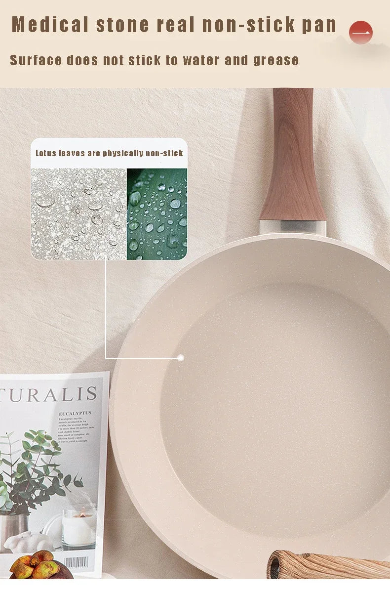 Batterie de cuisine spéciale pour poêles antiadhésives : casseroles, poêles à frire, woks, poêles à steak, crêpières, induction, gaz.