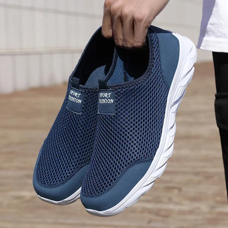Nouvelles Chaussures de Course pour Hommes Chaussures de Sport Respirantes Légères Tendance Été en Maille Respirante pour Hommes Grandes Tailles 38-47