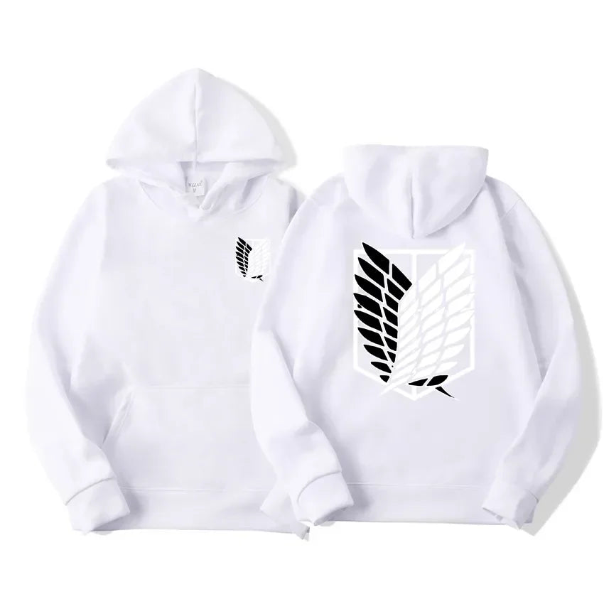 Japan Anime Attack on Titan Herren Hoodies Frühling Herbst Hip Hop Casual Pullover Top Hoodie Mode Sweatshirts Jogging Sportbekleidung