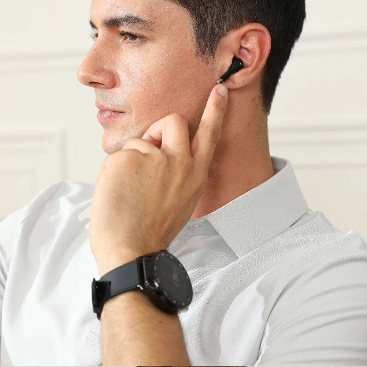 2025 Neue NFC Herren Smartwatch Bluetooth-Anruf Herzfrequenzüberwachung HD Großbildschirm TWS 2-in-1 Sport-Trajektorie Damen Smartwatch