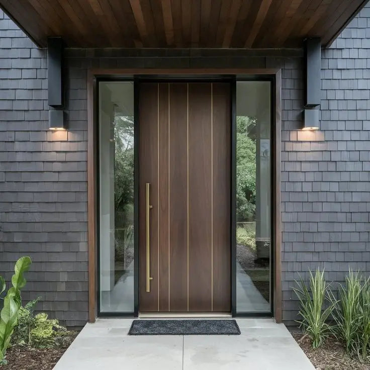 Doors for House Wholesale Metal Anti Theft Security Doors Entrance Main Gate Thermal Break Aluminum Alloy Exterior Front Door