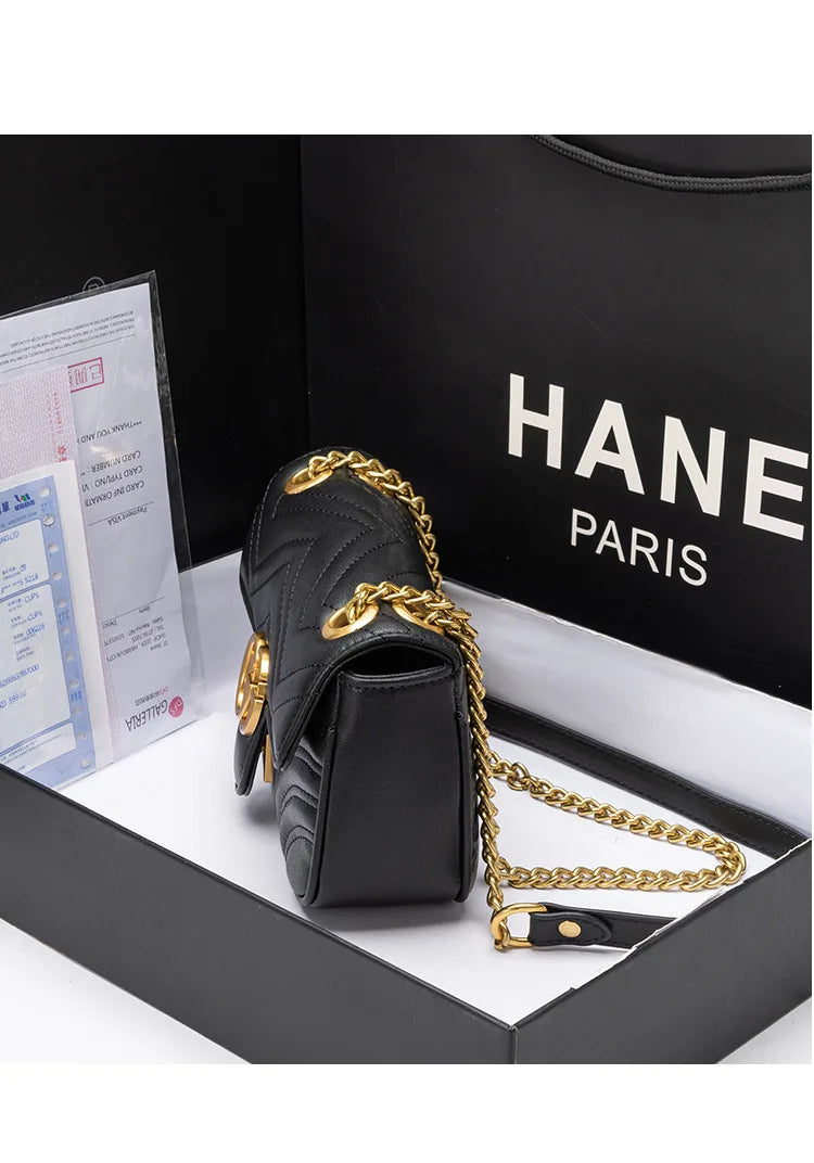 2025 new autumn small fragrant wind rhombus chain bag fashionable shoulder messenger bag