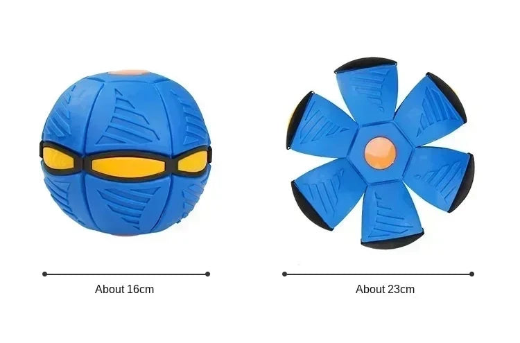 Jouets de plein air amusants Garçons Filles Balle soucoupe volante Jouet parent-enfant Balle magique de déformation du pied Pression du pied Balle de décompression et d'évasion