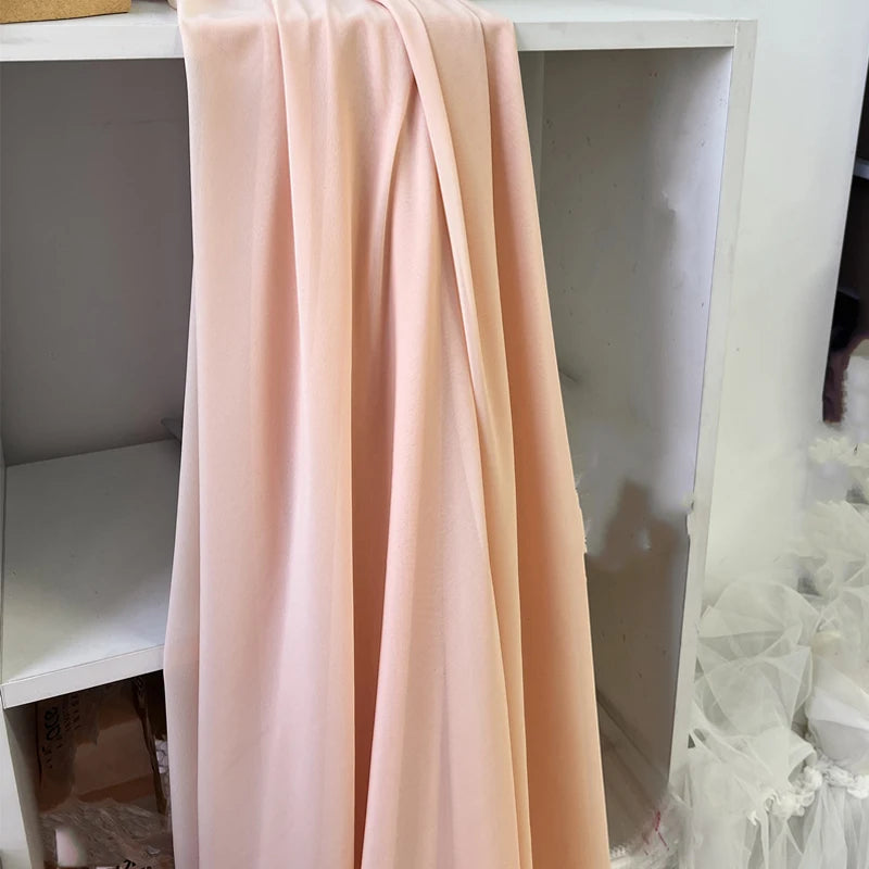 Tissu en mousseline pour robes, jupes, chemises, vêtements, décorations et projets de couture DIY, rose et violet