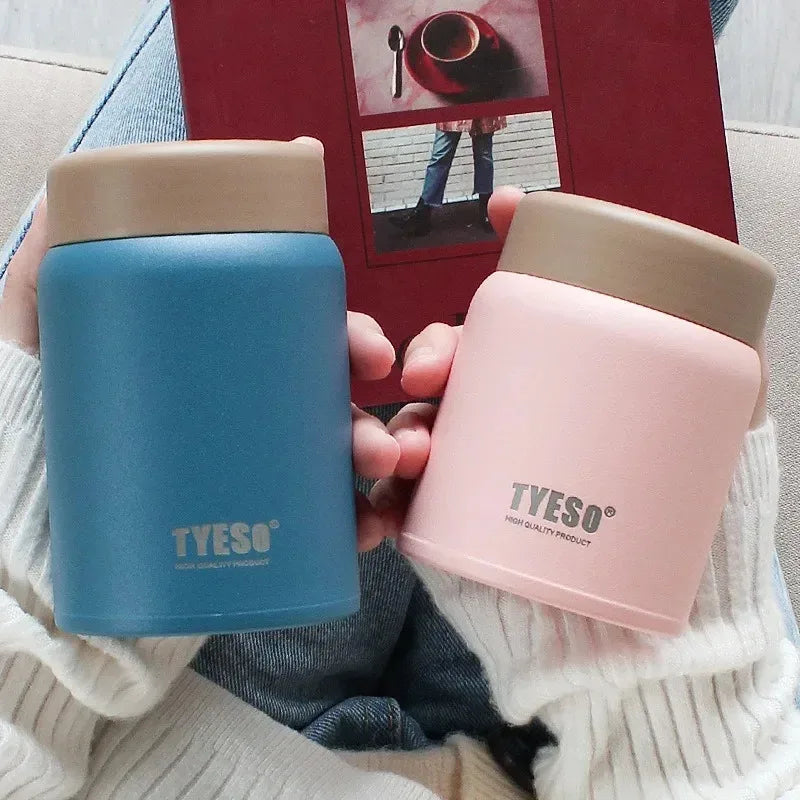 Tasse à soupe isotherme 220/280 ml, mini-tasse thermique en acier inoxydable 304, pour bureau, promenade en ville, pochette portable scellée