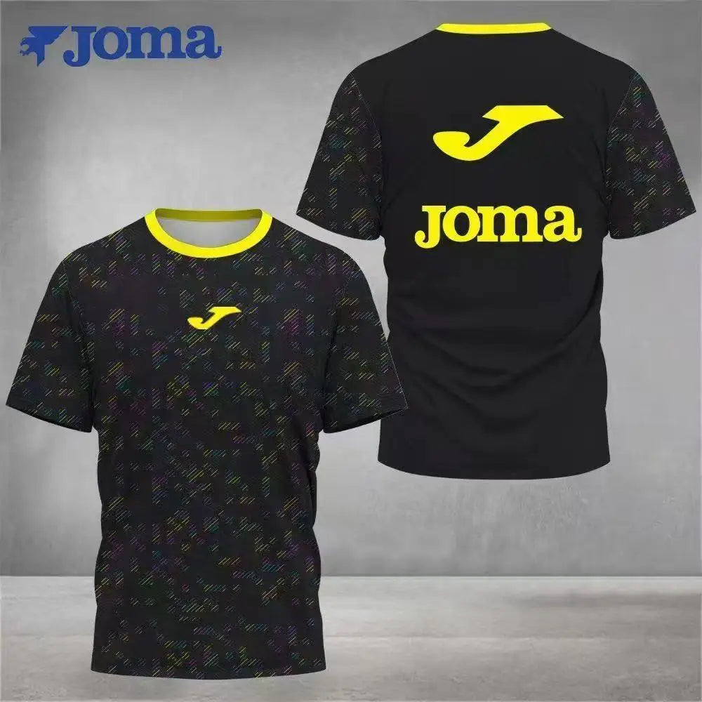 Homer T-shirt de sport extérieur ras du cou imprimé 3D, maillot d'entraînement complet, T-shirt à manches courtes pour hommes et femmes de badminton.