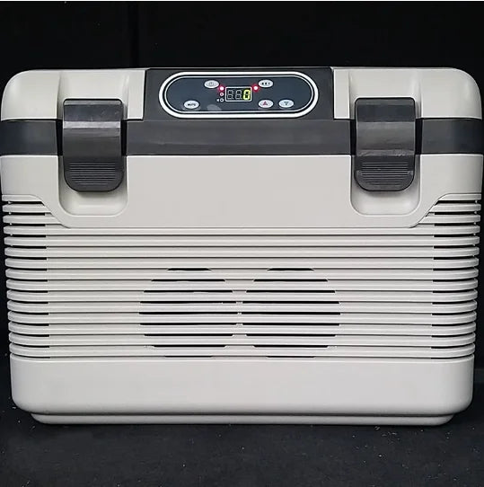 Car Refrigerator 19L Capacity 12V New Energy Vehicle Outdoor Compressor Refrigeration Small Ice Maker Freezer