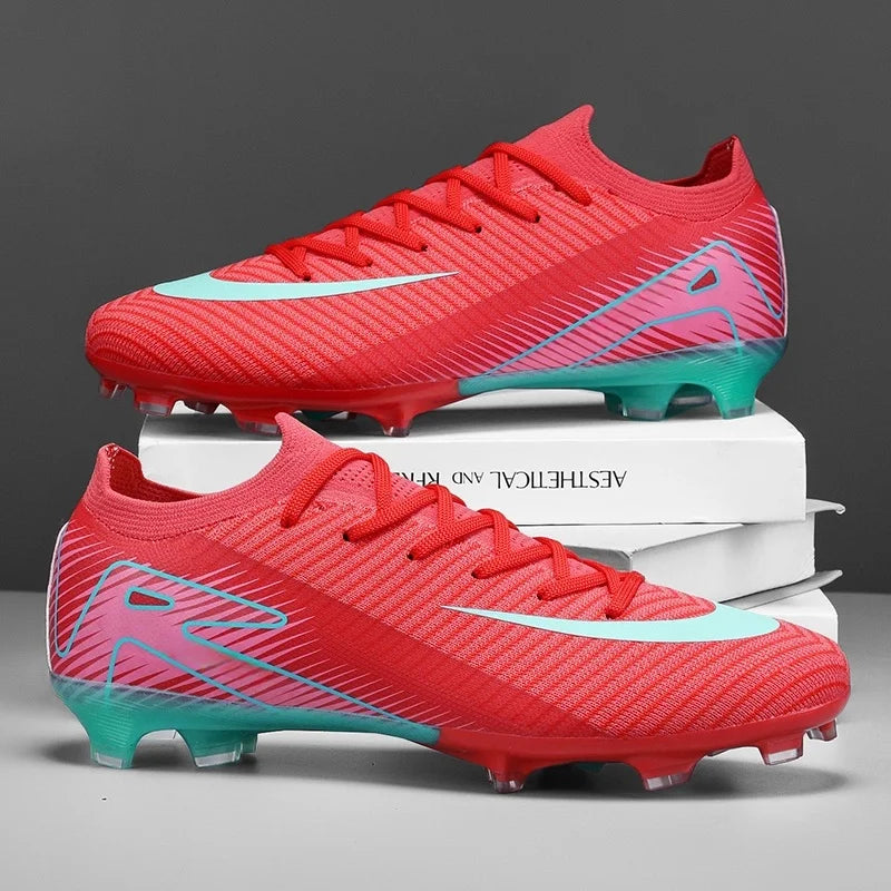 Nouvelles chaussures de football d'extérieur pour hommes Crampons de football Match Entraînement TF/FG Gazon Cheville Crampons longs Sport Haute qualité à succès