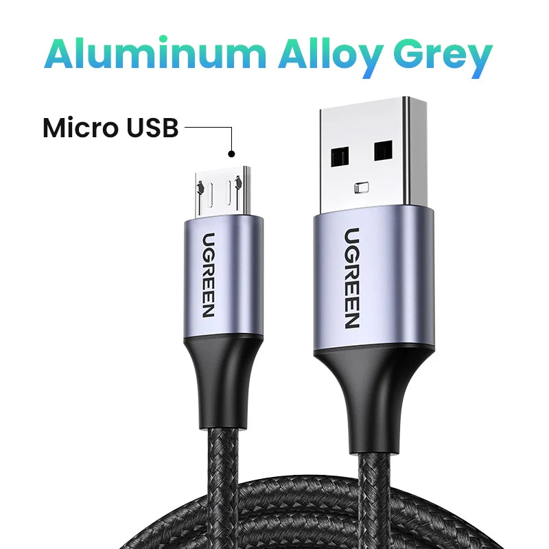UGREEN Micro USB Cable Fast Quick Charger Cable USB to Micro USB 2.0 Android Charging Cord for Samsung Galaxy S7 S6 Note Wire