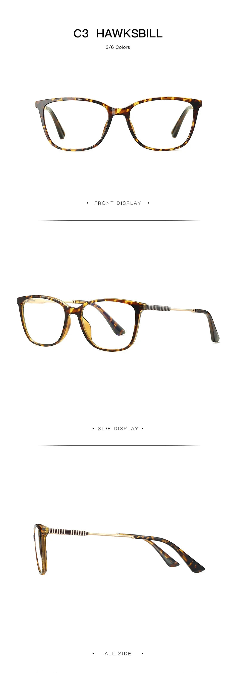 JMISUS Fashion Lunettes Classiques Femme Design Minimaliste Personnalisable Sur Ordonnance Anti-lumière Bleue Photochromiques