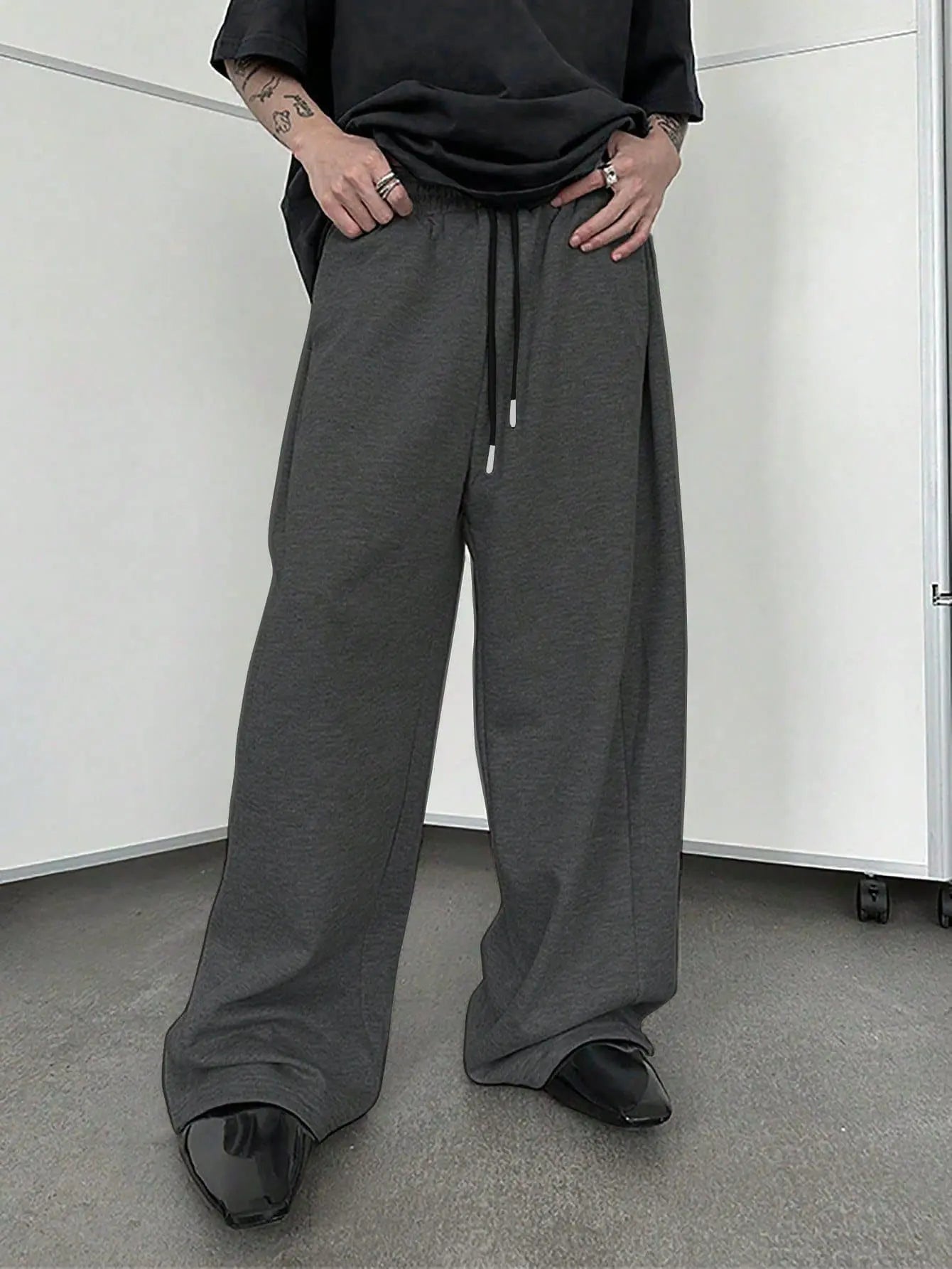 2026 NEW Spring Autumn Slim Men Pants sports casual Joggers trousers Mens Solid Color Straight Pants thin Woven Daily Sweatpants