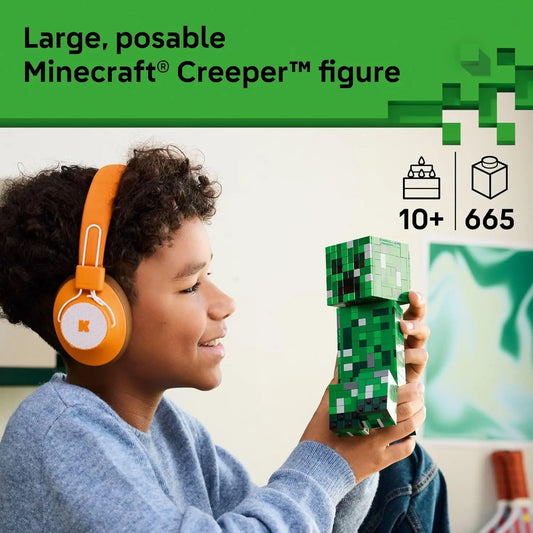LEGO 21276 Minecraft: Challengers Afraid of Building Blocks Toy Set, Creative Gift for Boys and Girls Children's Day