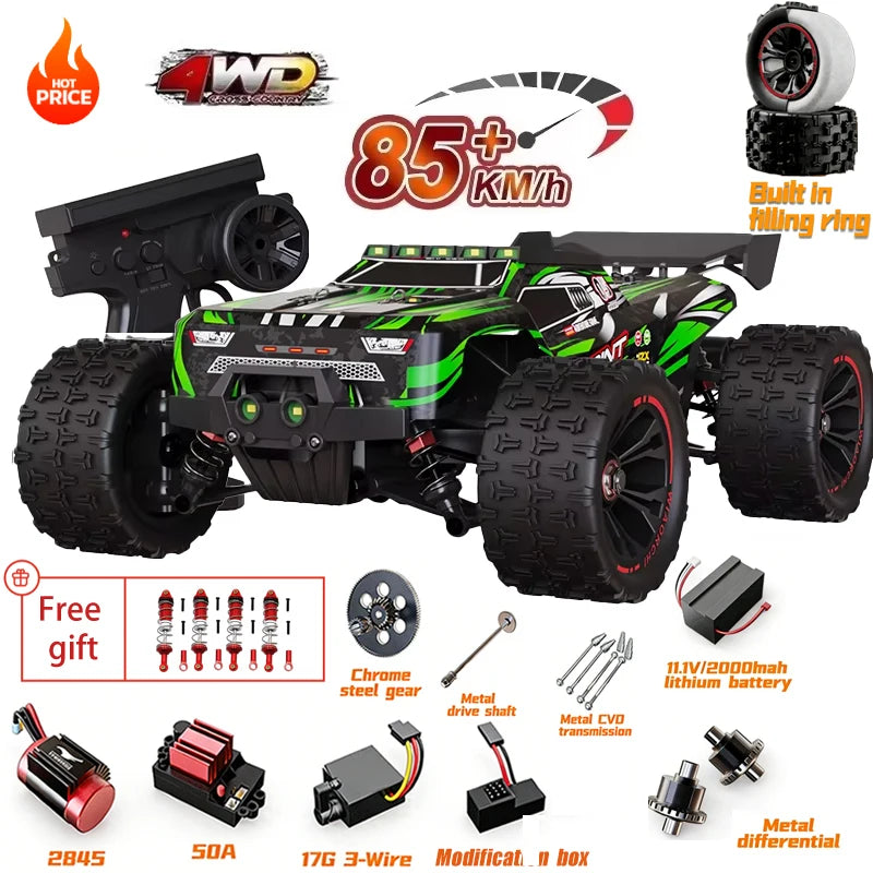 SG116MAX SCY9522 1:16 High Speed Drift Racing 80KM/H Brushless Motor 4WD 9522PRO 50KM/H RC Car Off Road Car Toys For Kid Gift