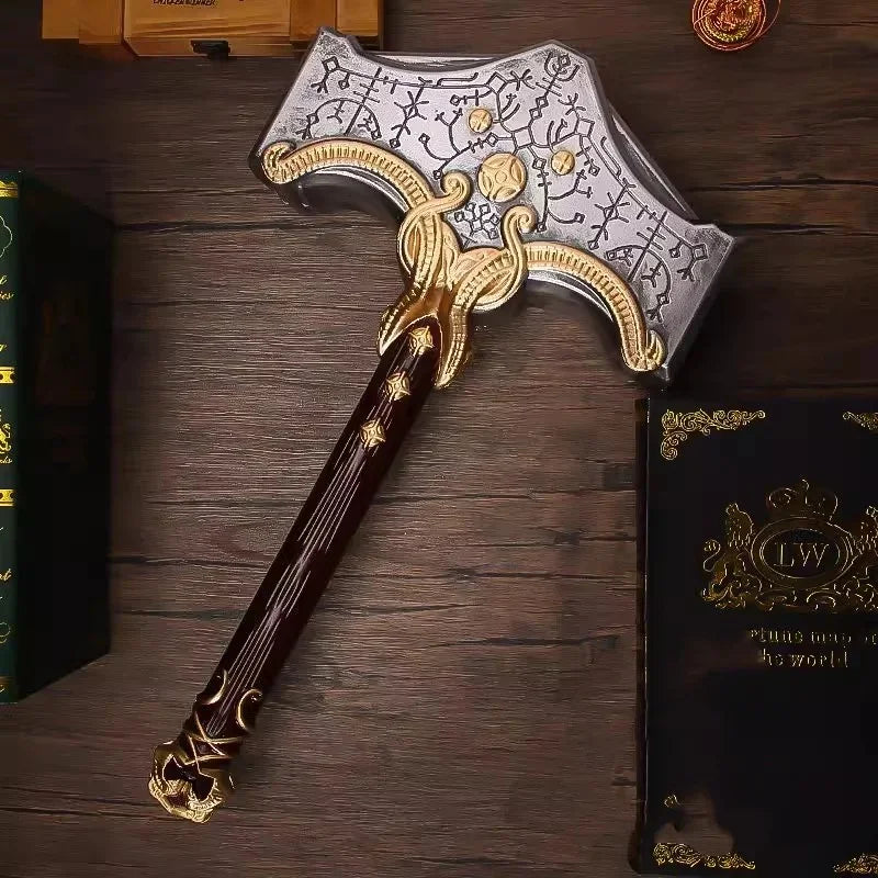 92cm Hache de Kratos Katana Athéna Lame du Léviathan Épée du Chaos God of War 4 Accessoire de Cosplay Taille Réelle Katana Japonais Sabre de Samouraï