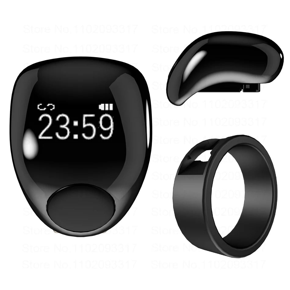 Smart Tasbeeh Zikr Ring Titanlegierung Islamische Zählhilfe Smart Digitalzähler für Muslime Gebets-Erinnerung Magnetisches Laden