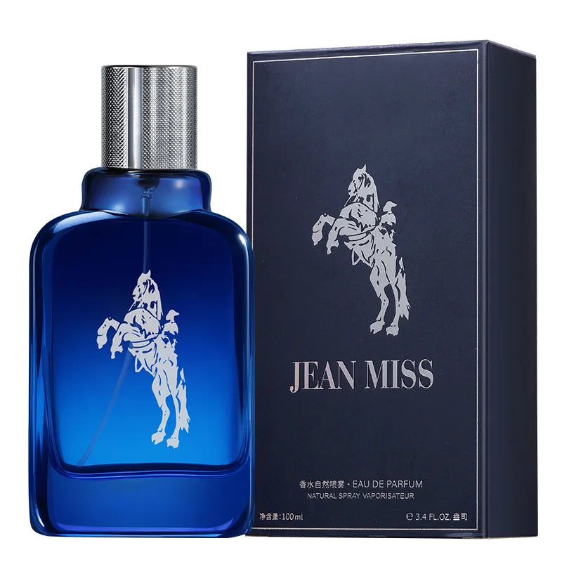 Klassisches JEAN MISS POLO BLUE Herrenparfüm 100ml Arabisch Wässriger Fougere Duft Original Luxus Designer Eau De Parfum Spray