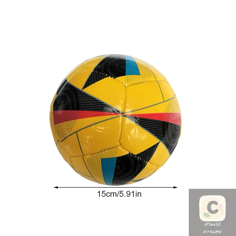 Ballon de Football Taille 2 HUA pour Jeune Adulte, Résistant à l'Usure, pour Sports de Plein Air, Entraînement, Jeu, Cadeaux d'Anniversaire
