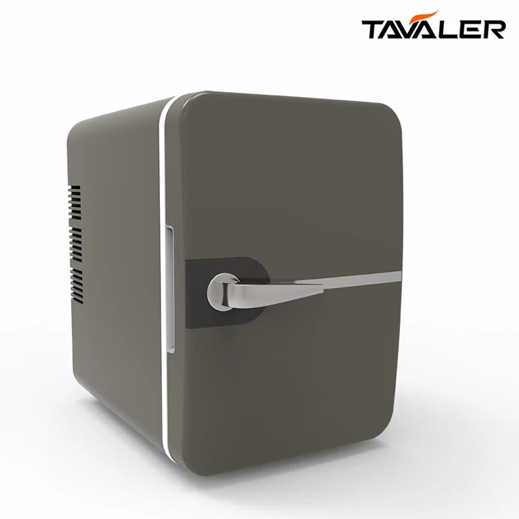 TAVALER 6L Tragbarer Kühlschrank Auto Halbleiter USB Kühl-/Heizfunktion Hautpflege Getränke Mehrzweck Auto/Heim Kühlschrank