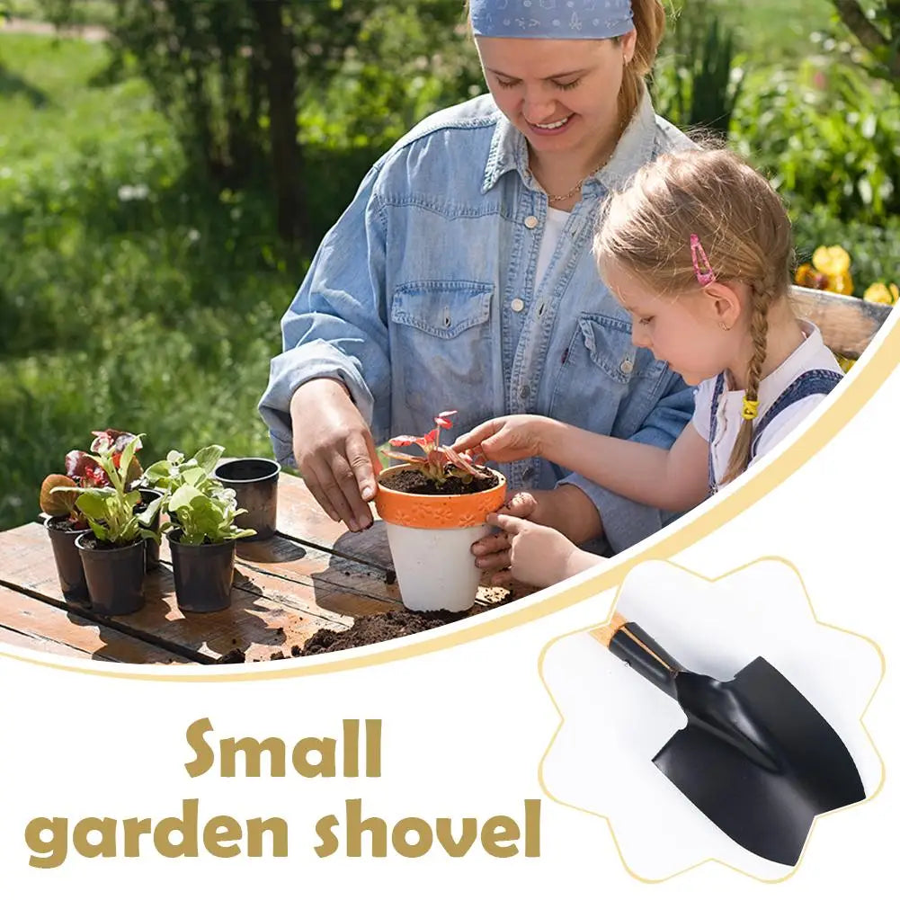 Pelle à bêcher 36/50.5cm, bêche en acier au manganèse, petite pelle pour enfants, pelle de jardin étanche et antirouille pour plage, camping, extérieur
