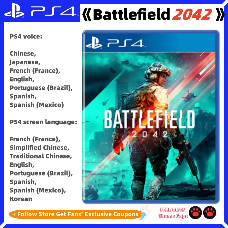 Sony PlayStation 4 Original Neue Spiele-CD Battlefield 2042 PS4 PlayStation 4 Spiele-Karte SONY PS4 Spiele Battlefield 2042
