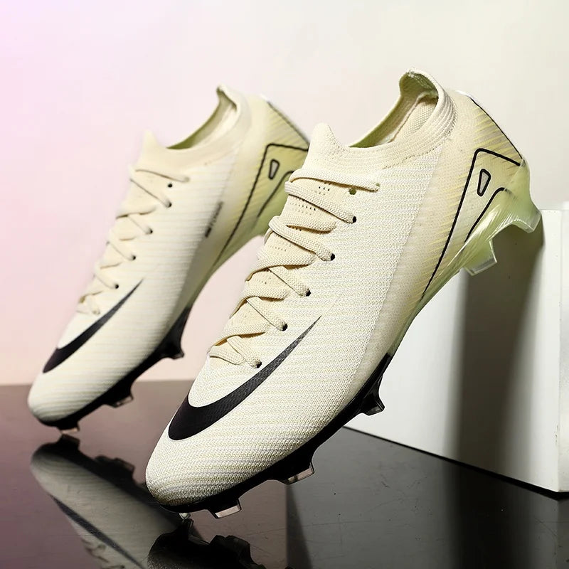 Nouvelles chaussures de football d'extérieur pour hommes Crampons de football Match Entraînement TF/FG Gazon Cheville Crampons longs Sport Haute qualité à succès