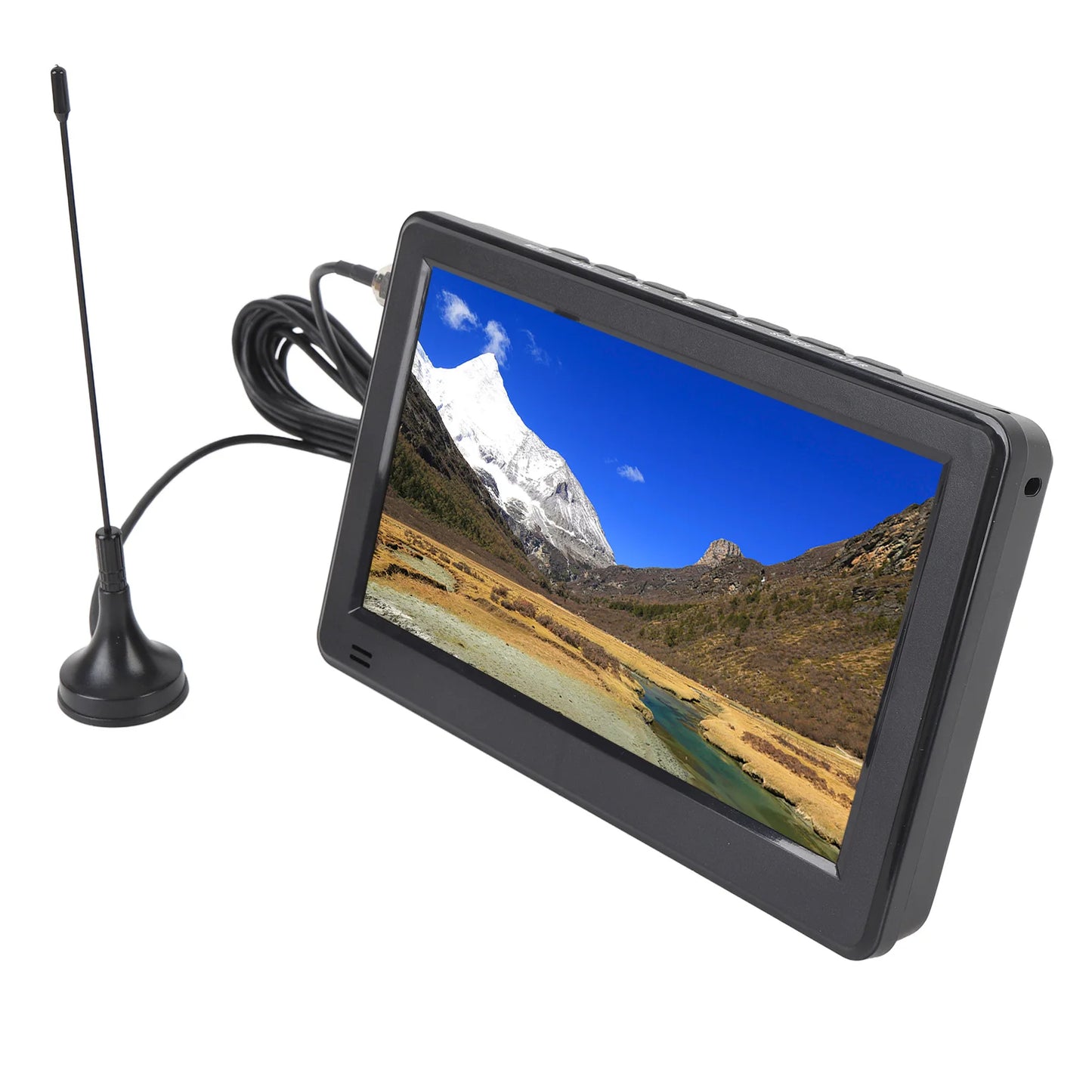 Small Digital TV 6 Inch Rechargeable Color  LED  Digital Television Radio Support High Sensitivity Tuner for Camping