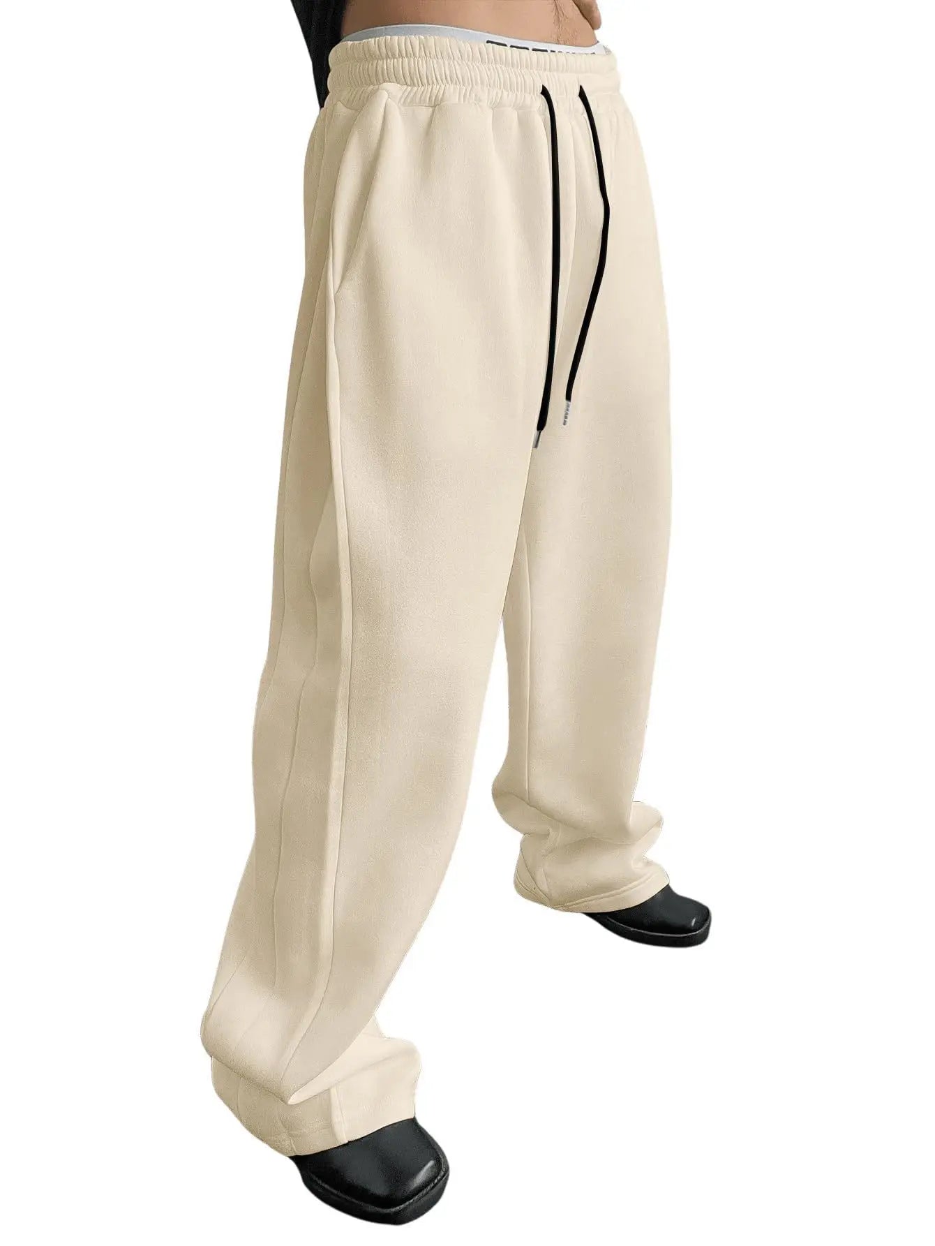 2025 New Korean style Sweatpants Sport Pants Men Running Pants Spring Summer Loose Casual Sweat Pants Straight Jogging Pants Men