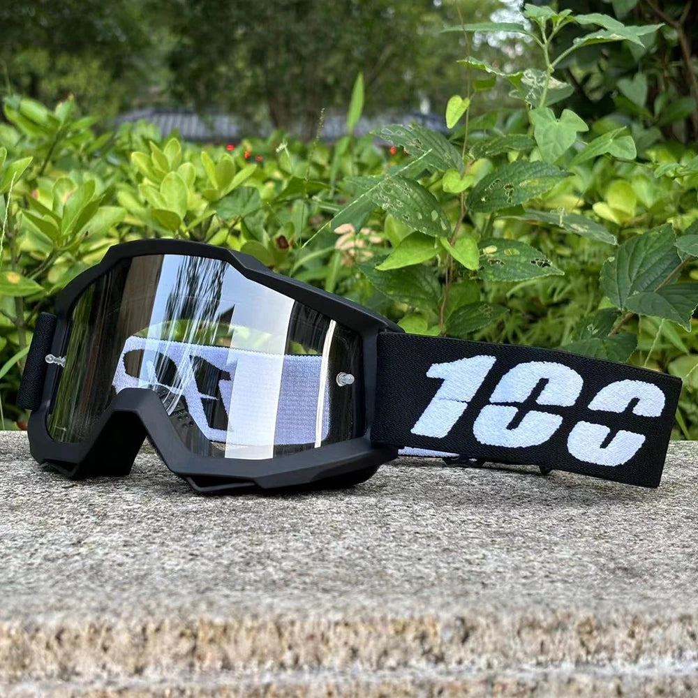 100 Motocross Brille Motorrad Sonnenbrille Herren MTB ATV Maske Winddichter Schutz Skifahren Radfahren Rennen Offroad-Brille
