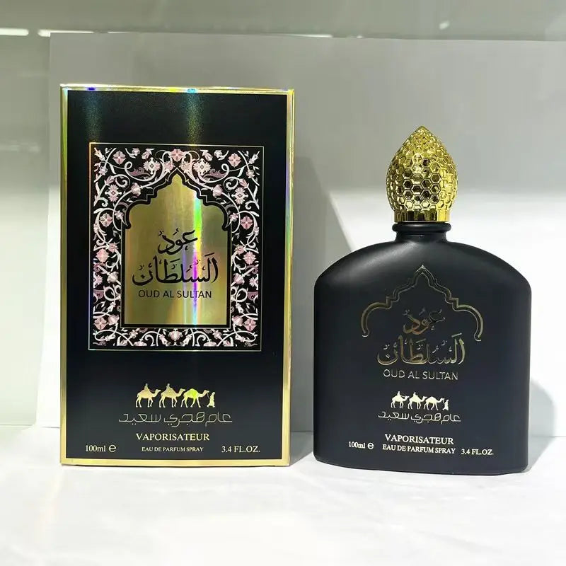 100 ml Eau de Parfum Oud Al Sultan Arabischer Unisex Duft Fruchtig Blumig Langanhaltend für Damen und Herren