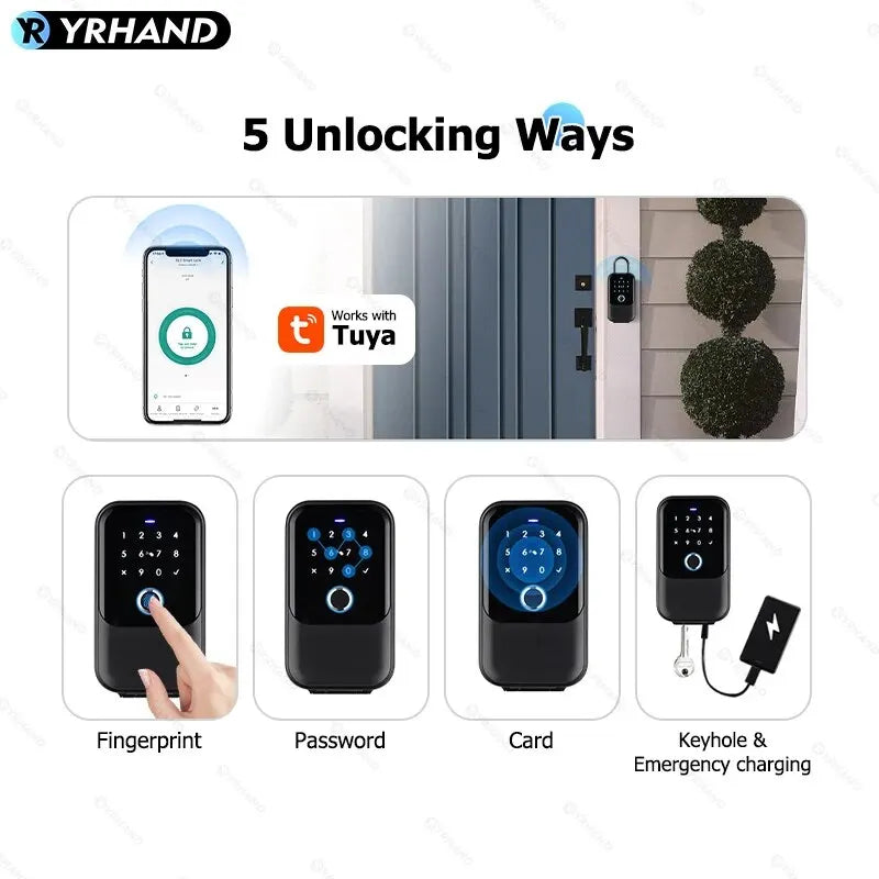 TTlock Smartkey Lock Box Home Key Wireless Smartlock Box Elektronische Schlüsselbox App Digital Code Bluetooth Key Safe Vorhängeschloss für Gastgeber