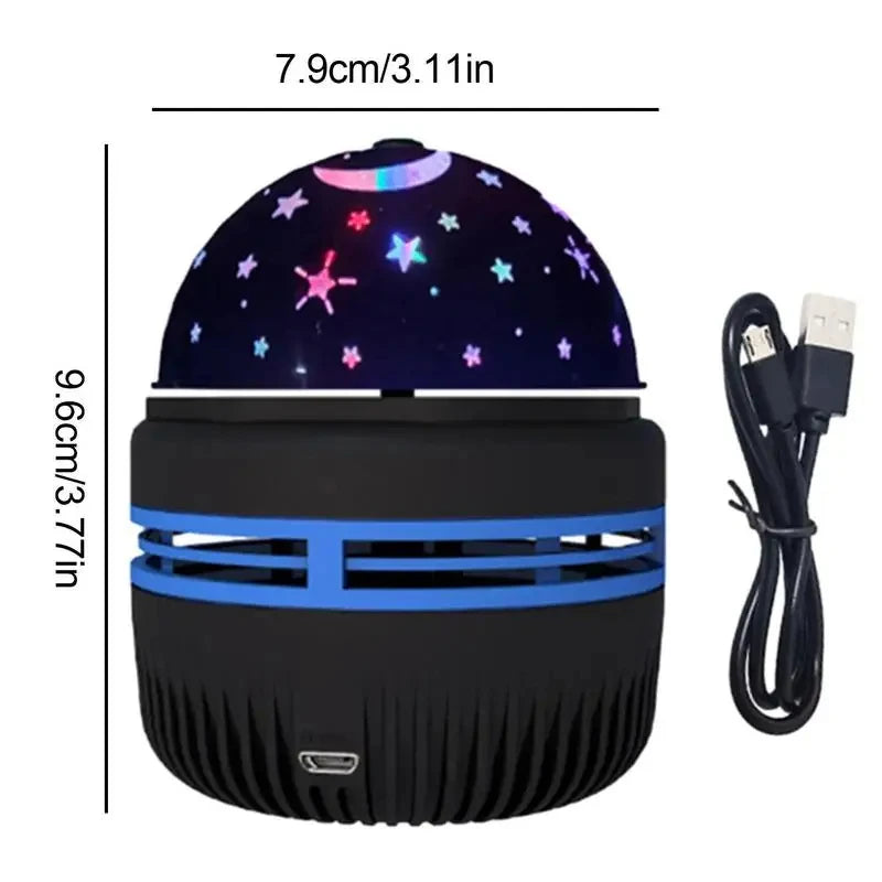 Lampes de Nuit LED Ciel Étoilé Projecteur USB Lampe Boule Magique Lune Étoile Lumières de Noël Décorations d'Ambière pour Chambre à Coucher