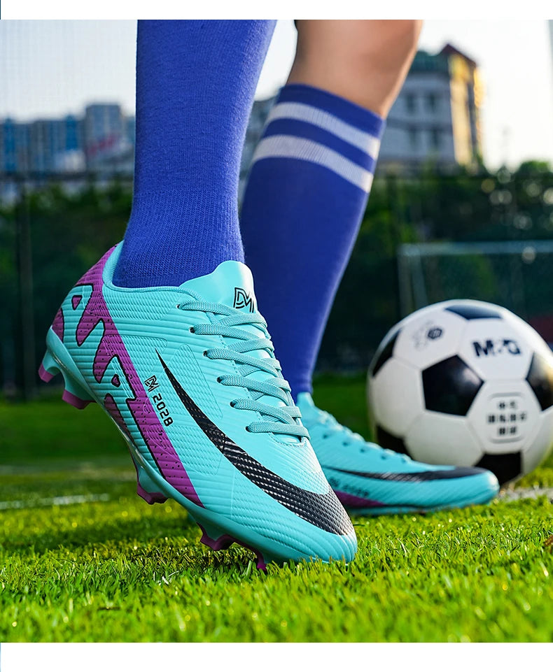 Hochwertige Herren Fußballschuhe Society Ultraleichte Turf Fußballschuhe Kinder Sneakers Trainingsfußballschuhe Chuteira Campo 32-46
