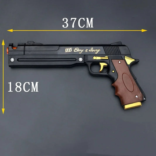 15inch PU Dante Pistol Devil May Cry 4 Ebony Ivory Anime Cosplay Prop DMC Gun Real Japanese Katana Original Pistol Gun Toy Gift