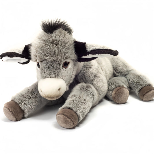 Large plush toy donkey soft and fluffy giant donkey doll cute long-legged donkey pillow children's gift