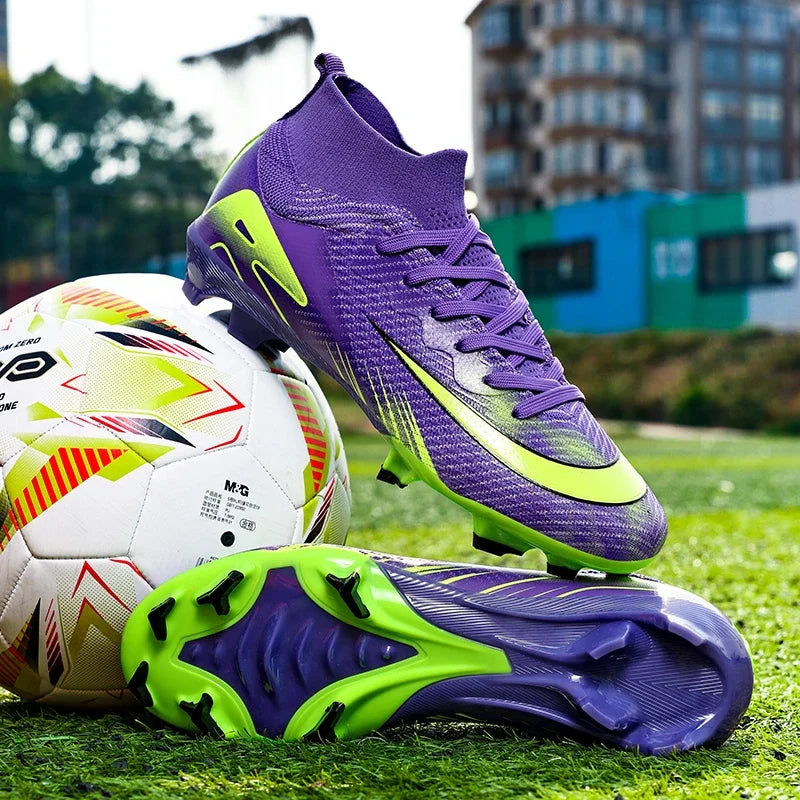 Neue Herren-Fußballschuhe Trainingsschuhe FG Ultraleichte Fußballschuhe Outdoor Drop Shipping Fußballschuhe Rutschfeste lange Stollen