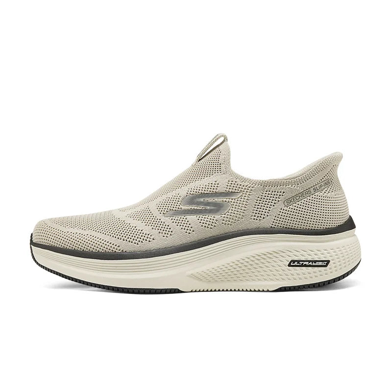 Chaussures pour hommes Skechers - Chaussures de marche et de course sans lacets pour hommes - Légères, respirantes, pour l'extérieur, décontractées, sportives - Skechers