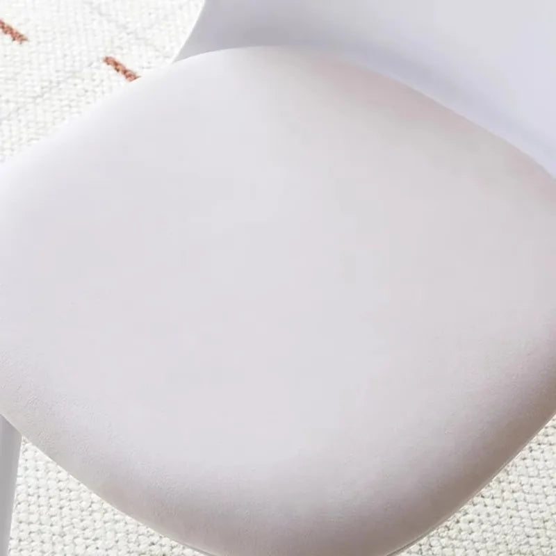 Set Of 4 Aesthetic Dining Chairs Plastic Comfortable Modern Living Room Dining Chairs Ergonomic Bedroom Chaises Home Furniture
