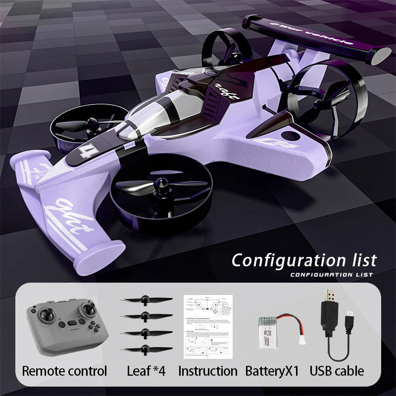 Neues ferngesteuertes Flugauto, Land- und Luft-Dual-Modus-Quadrocopter, Stunt-Drift-Auto, Weihnachtsgeschenk für Jungen