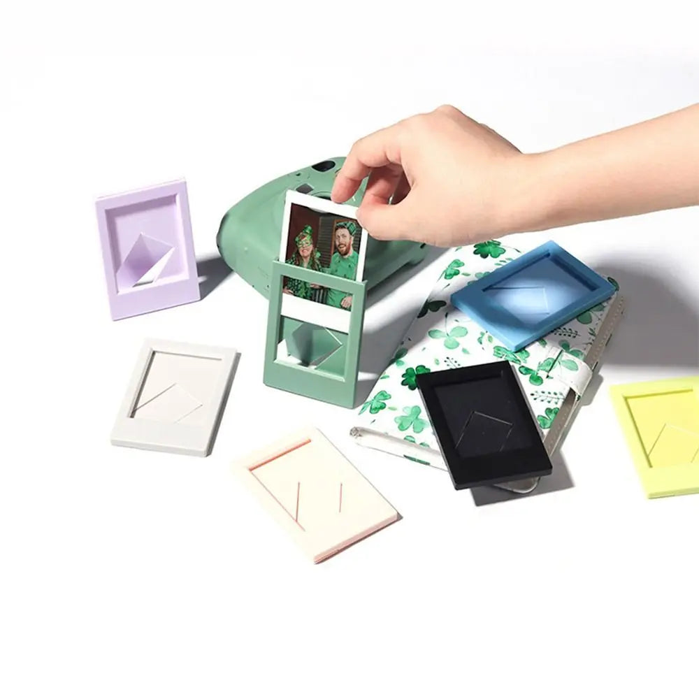 Fuji Instax mini 3 inch Photo Frame Art Photo Display Vertical Instant Film Camera Desktop Decor Colorful Picture Holder