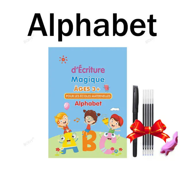 Sank Magic Practice Deutsch Übungsbuch Stift Spanisch Kalligraphie Für Kinder Kostenloses Abwischen Englisch Französisch Wiederverwendbares Schreiblernbuch Kostenloser Versand