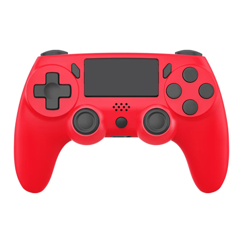 GAMINJA Kabelloses Gamepad mit 6-Achsen-Gyroskop, PC-Joystick, Touchpad, Dual-Vibration für PS4, PS3, PC, Multifunktions-Controller