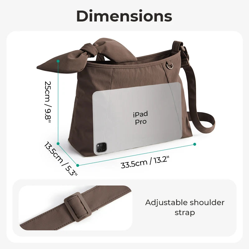 Sacs à bandoulière BAGSMART pour femmes, sac fourre-tout polyvalent léger et décontracté, sac à bandoulière pour le travail, sac hobo sous l'épaule