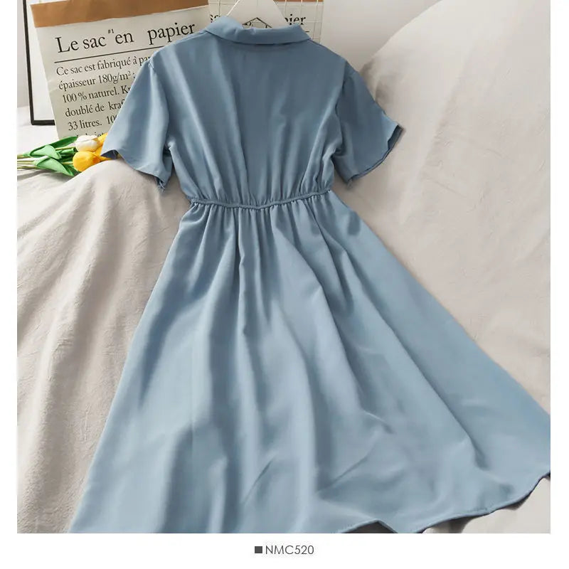 2026 Été Robes pour enfants Robes pour étudiants Vêtements pour enfants Style fête pour adolescents Uniforme de marin Robe de princesse Filles Quotidien 6 9 12 ans Fée