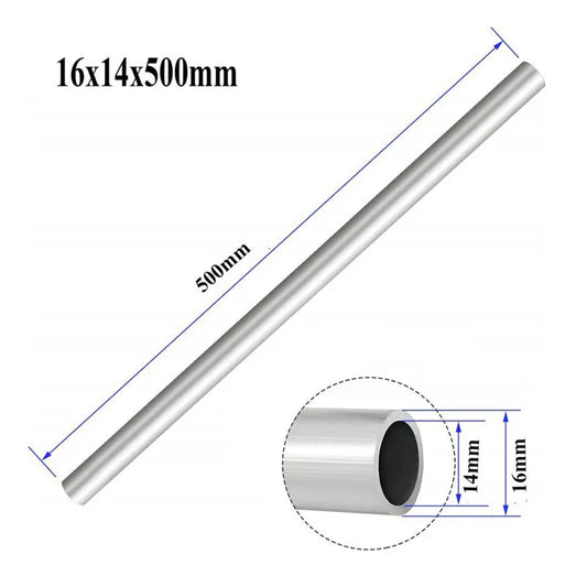 Aluminium Pipe 0.5~3mm Thickness 5-20mm OD Straight 200mm 500mm Long Round 6063 Seamless Aluminum Round Straight Tubing